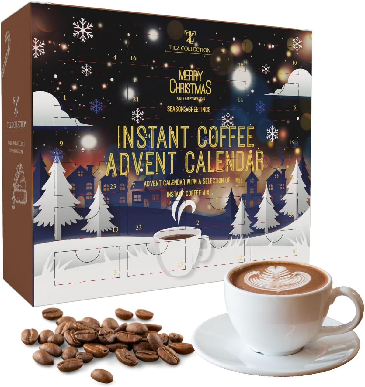Instant Coffee Advent Calendar 2026 | 24 Flavoured Coffees