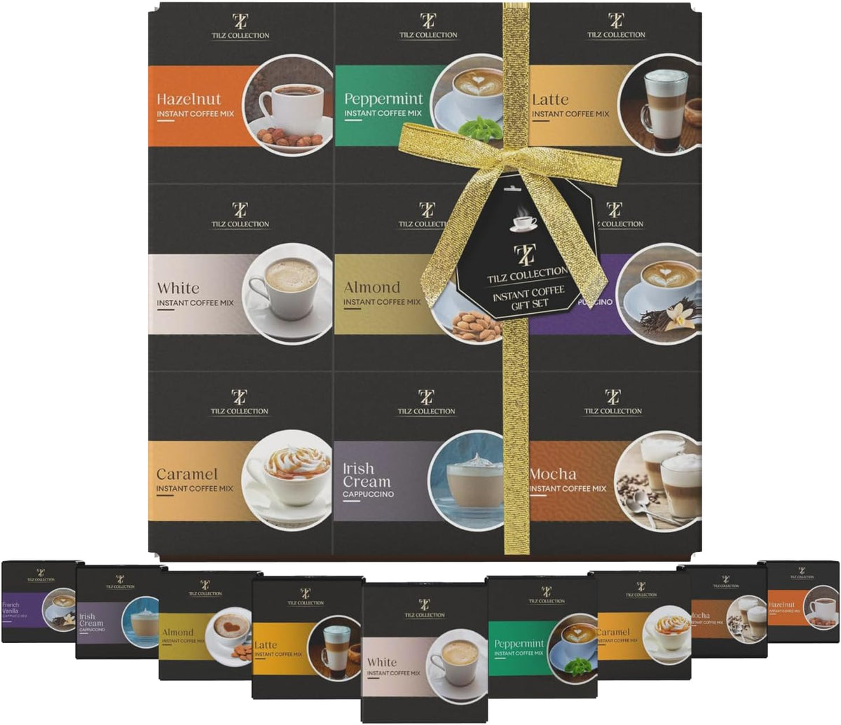Flavoured Instant Coffee Gift Set | 9 Sachets