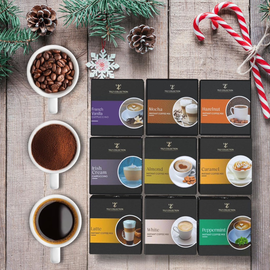 Flavoured Instant Coffee Gift Set | 9 Sachets