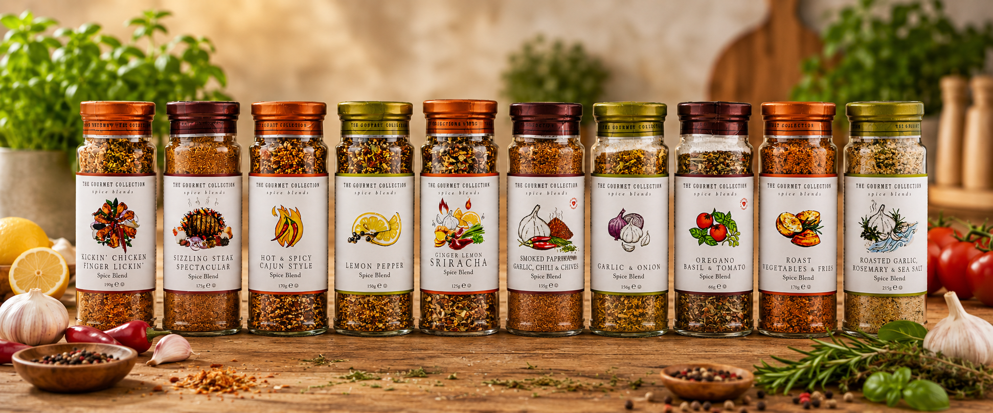Luxury spice collections and cooking oil gift sets UK