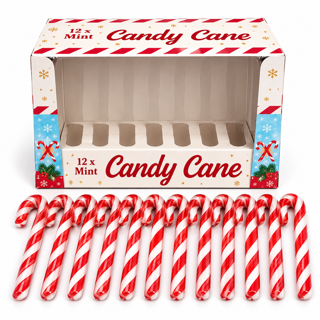 Mini Candy Canes | 24 Pack (240g)