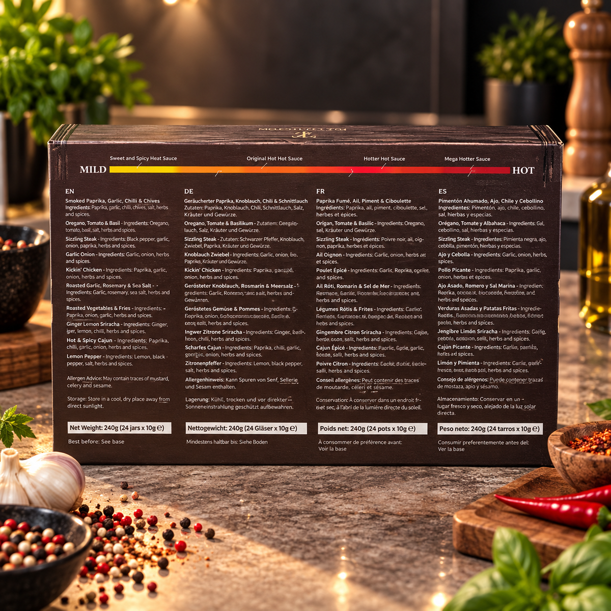 Heat & Flavour Gift Set | 6 Hot Sauces & 6 Spice Blends