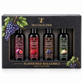 Flavoured Balsamic Vinegar Set | Pomegranate, Fig, Strawberry & Blackberry (4 × 60ml)