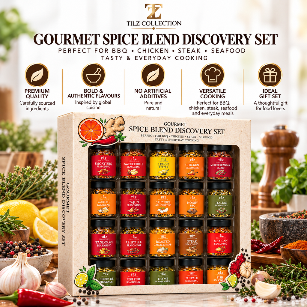 Ultimate Flavour Collection | 18 Sauces, Spices, Oils & Salts