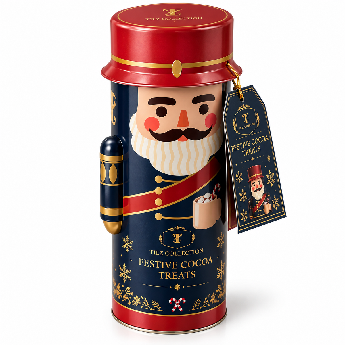 Keepsake Tin Hot Chocolate & Biscuits Gift Set