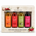 Infused Condiment Selection | Chilli Oil, Garlic Oil & Fruit Vinegars (4 × 100ml)