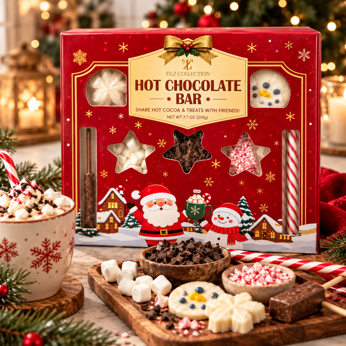 Luxury Hot Cocoa Bar | 204g Hot Chocolate Gift Set