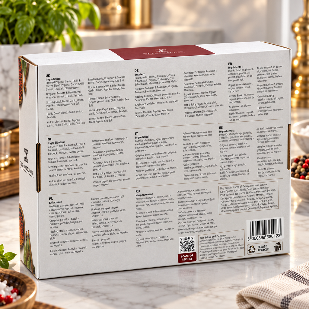 Herbs & Spices Gift Set | 24 Seasonings for Cooking