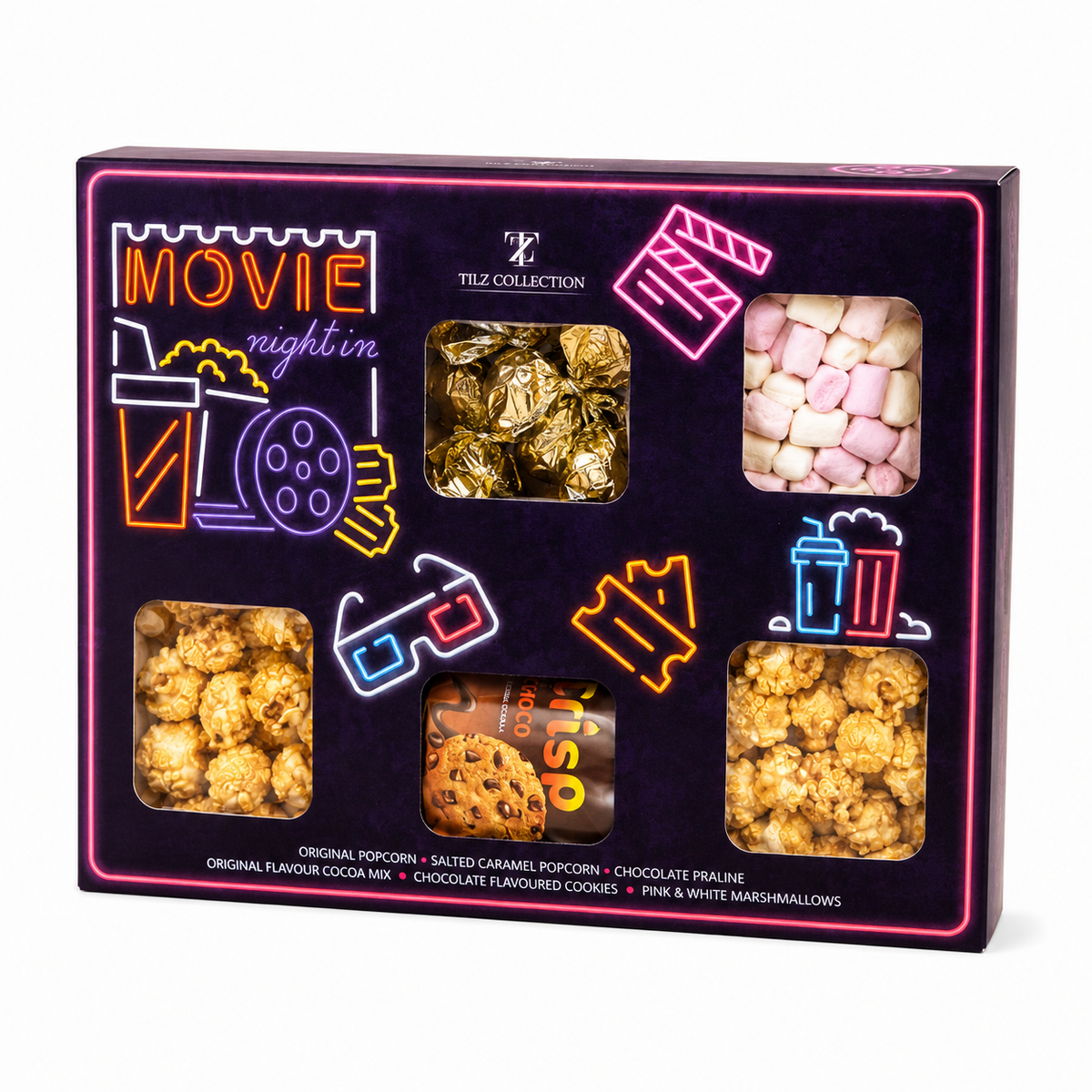 Movie Night Hamper | Popcorn, Hot Chocolate & Sweet Treats