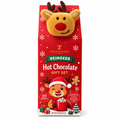 Gingerbread Man Hot Chocolate Gift Set | Choco Bomb, Biscuits & Socks