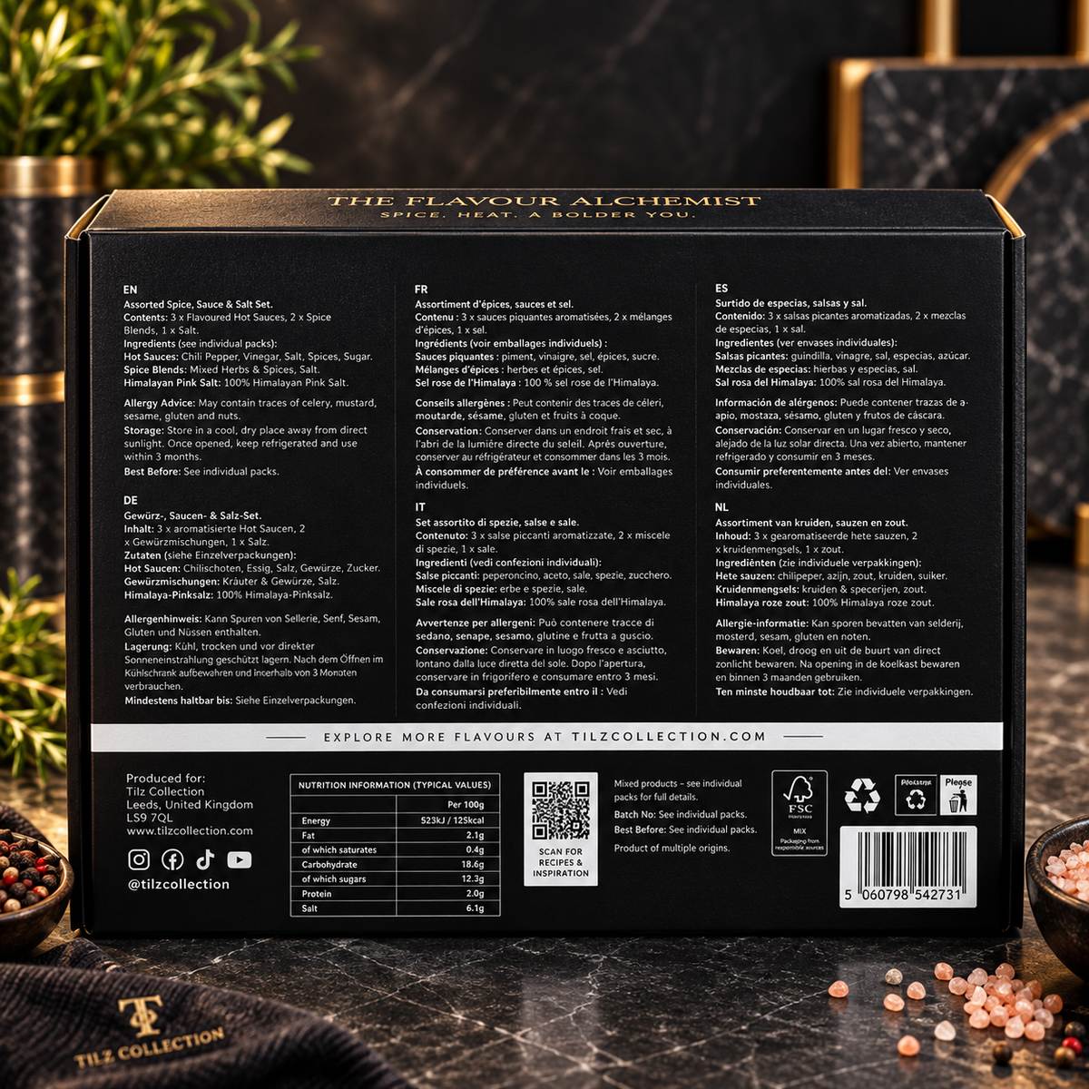 Premium Global Spice Blends & Infusions Gift Set | 24 Sachets