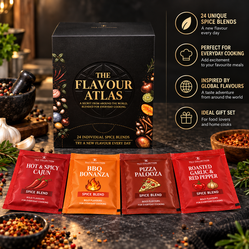 Artisan Spice Sachet Gift Set – Premium All-Year-Round Culinary Collection – Gourmet Spice Blends for Cooking, Baking & Infusions