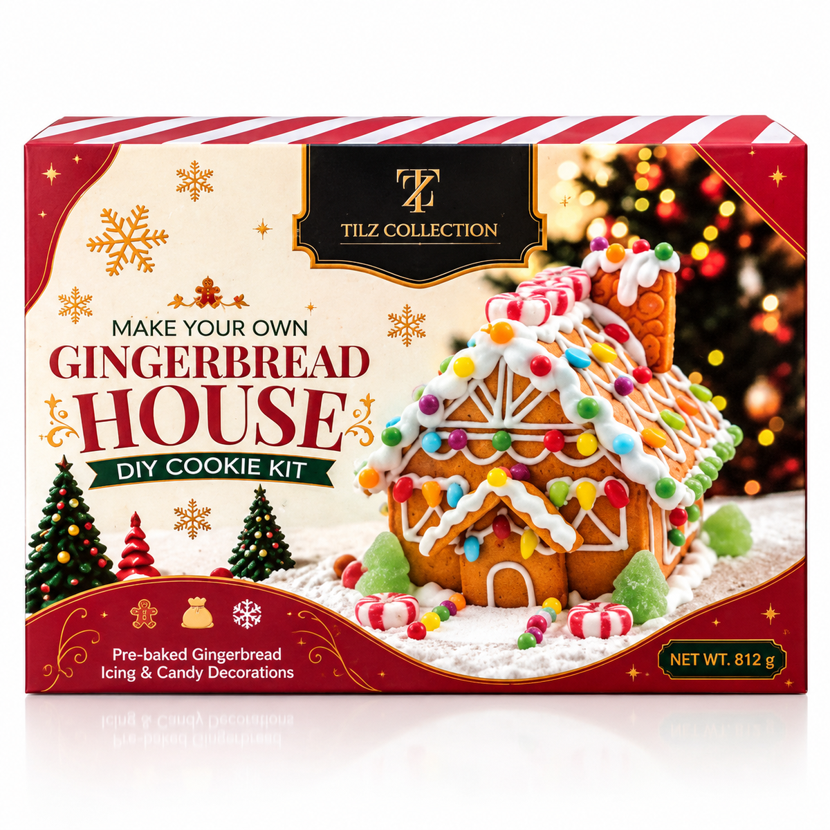 Build Your Own Gingerbread House Kit (530g)