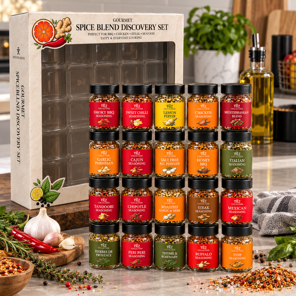Ultimate Flavour Collection | 18 Sauces, Spices, Oils & Salts