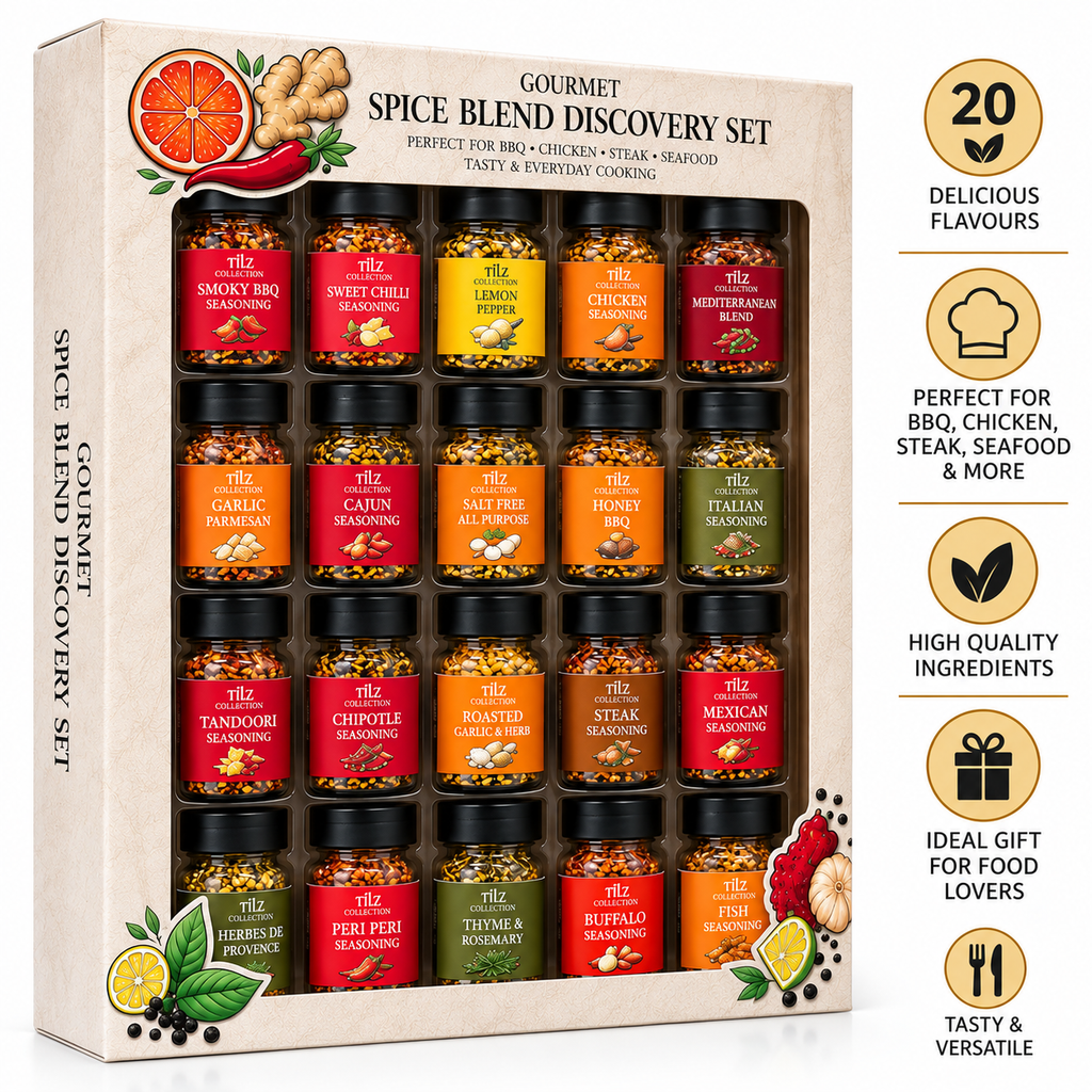 Ultimate Flavour Collection | 18 Sauces, Spices, Oils & Salts