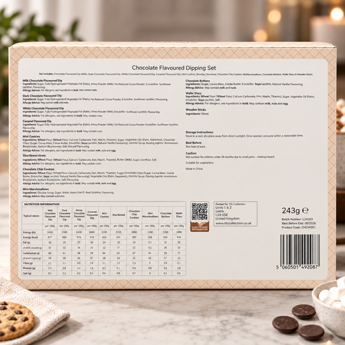 Chocolate Dipping Set | Milk, White & Dark Chocolate Fondue Gift