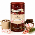 Hot Chocolate Stacked Tins Gift Set | Cocoa, Marshmallows & Candy Cane
