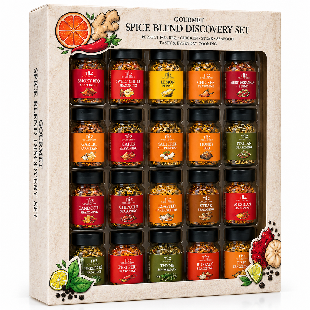 Ultimate Flavour Collection | 18 Sauces, Spices, Oils & Salts