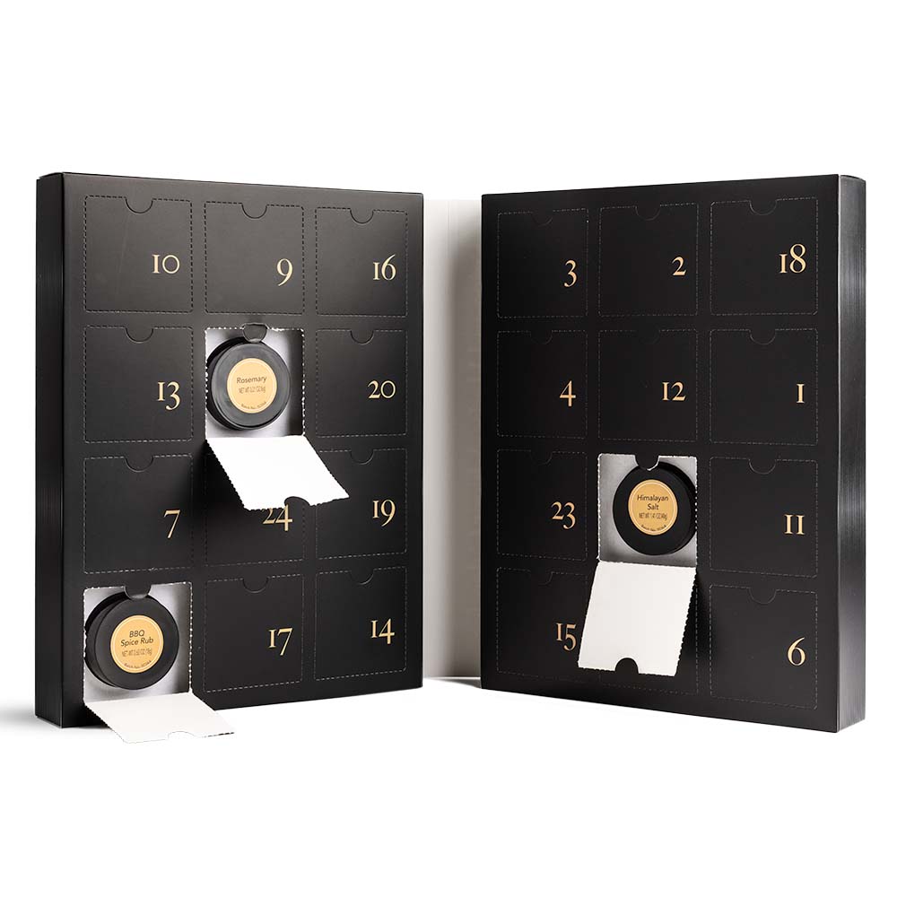 24 Days Spice & Herbs Advent Calendar – Gourmet Cooking Countdown