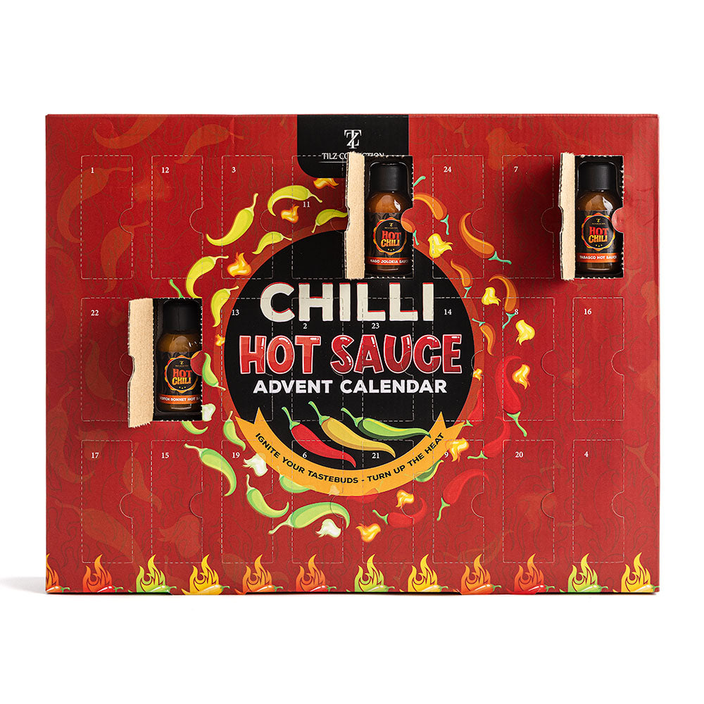24 Day Chilli Hot Sauce Advent Calendar – Spicy Sauce Collection