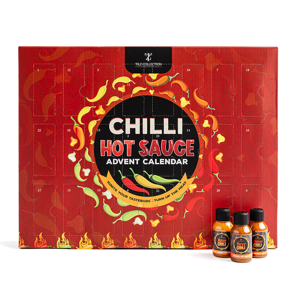 24 Day Chilli Hot Sauce Advent Calendar – Spicy Sauce Collection