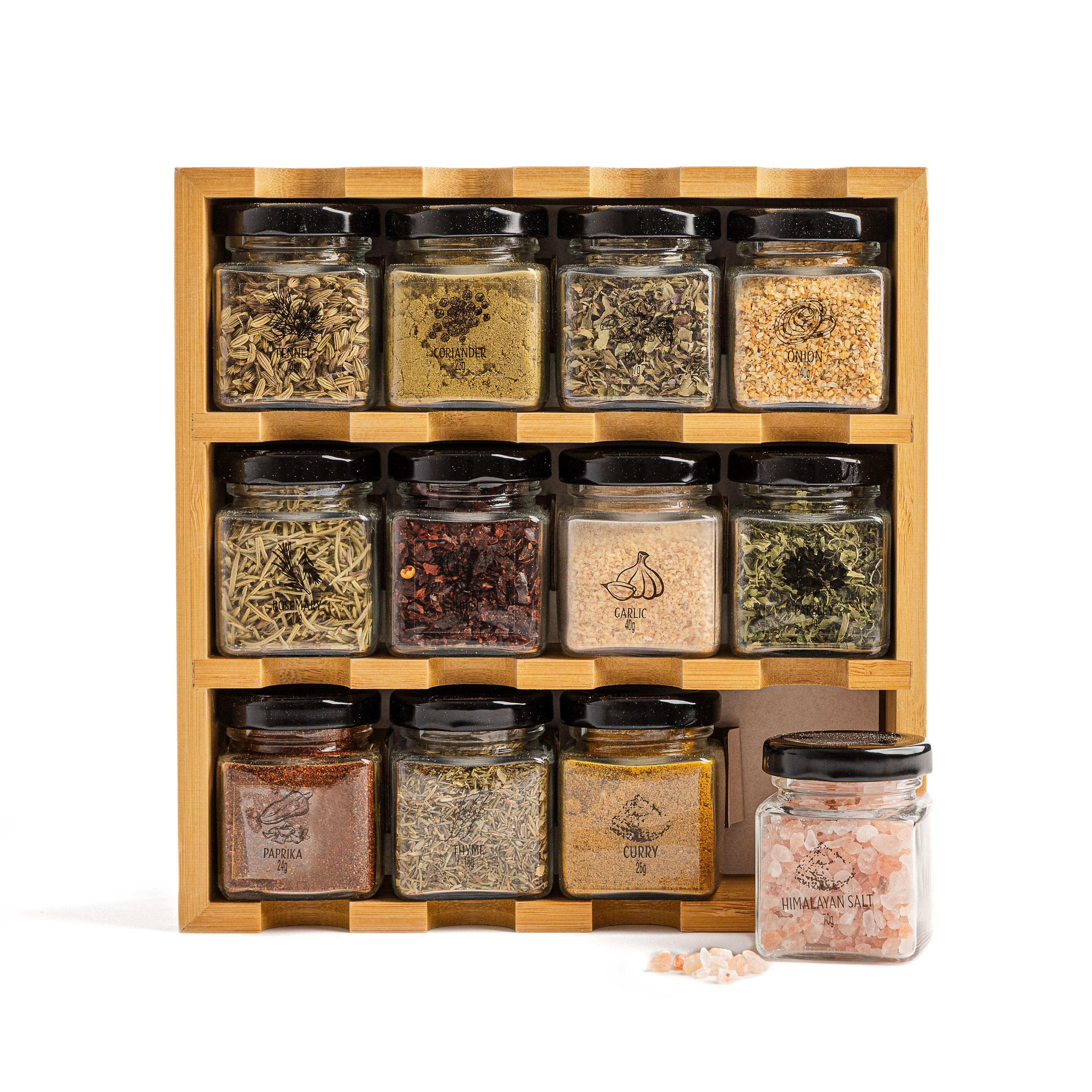 The Artisan Spice Library – Wooden Reserve