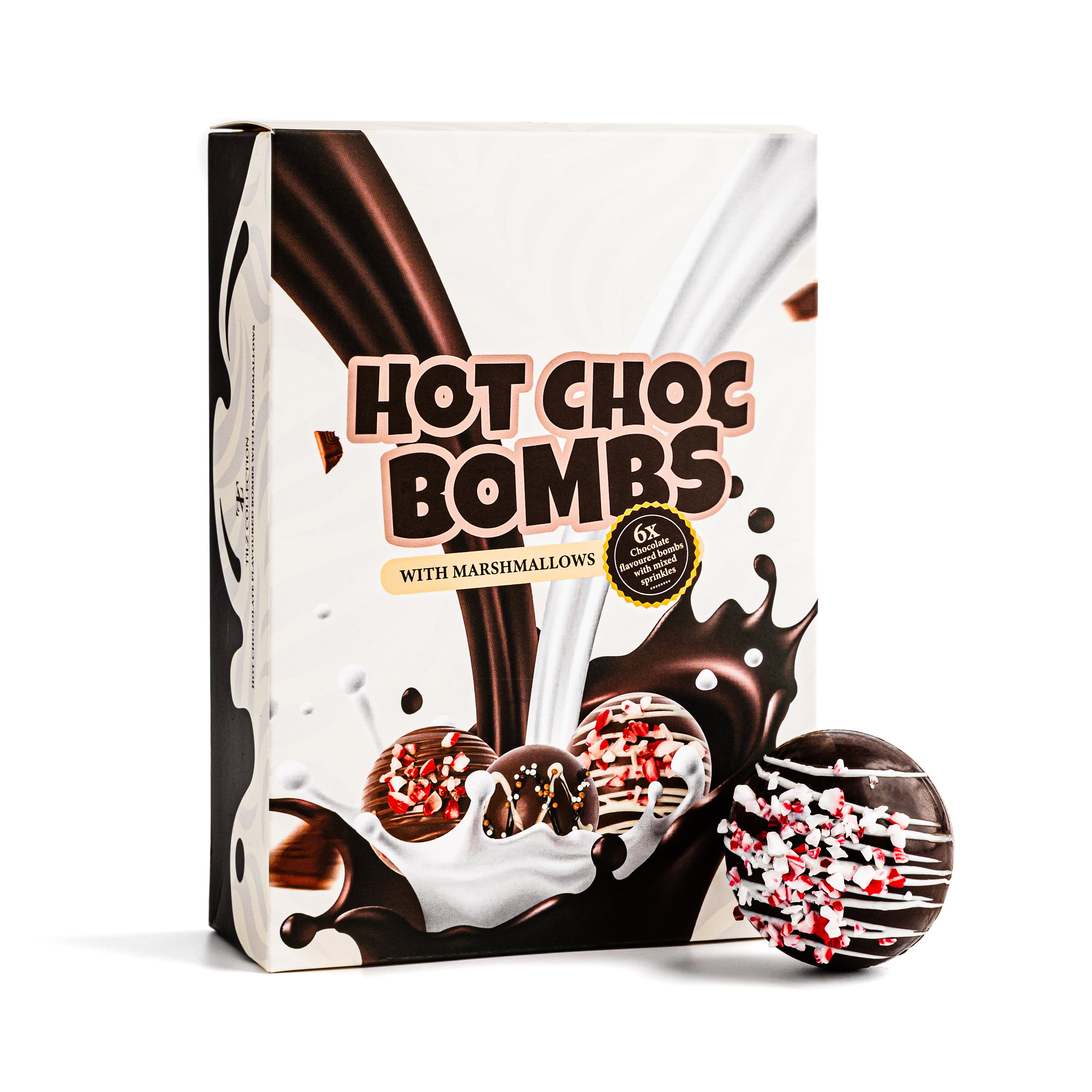 Hot Chocolate Bomb Gift Set – Melting Cocoa Bombs with Marshmallows